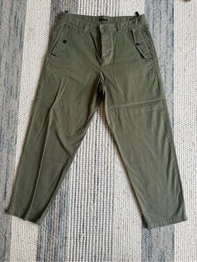 Sisley Olive Green Men's Chinos